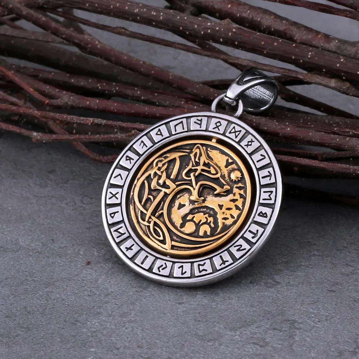 Pendentif de l’Ère Viking - Rugissement du Loup-HERITAGE VIKING