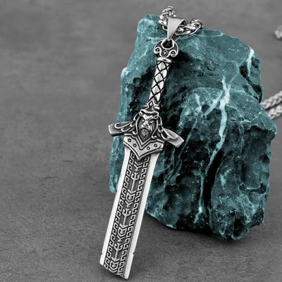 Pendentif Viking - Épée des Conquérants Nordiques-HERITAGE VIKING
