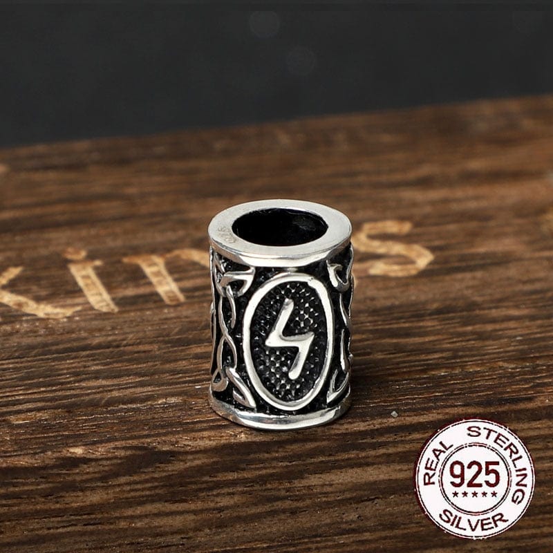 Perles de Barbe Viking en Argent Sterling 925 – Collection de Runes-HERITAGE VIKING