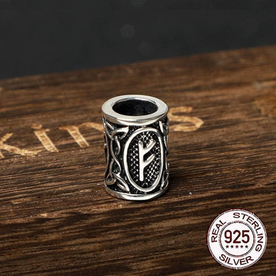 Perles de Barbe Viking en Argent Sterling 925 – Collection de Runes-HERITAGE VIKING
