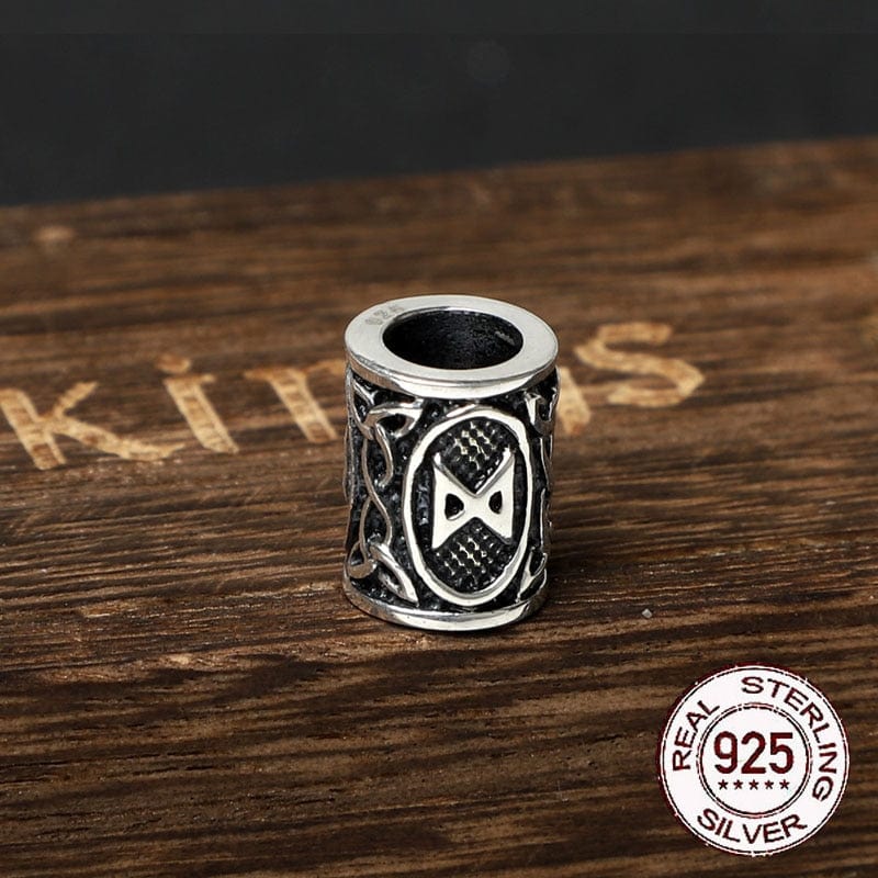 Perles de Barbe Viking en Argent Sterling 925 – Collection de Runes-HERITAGE VIKING