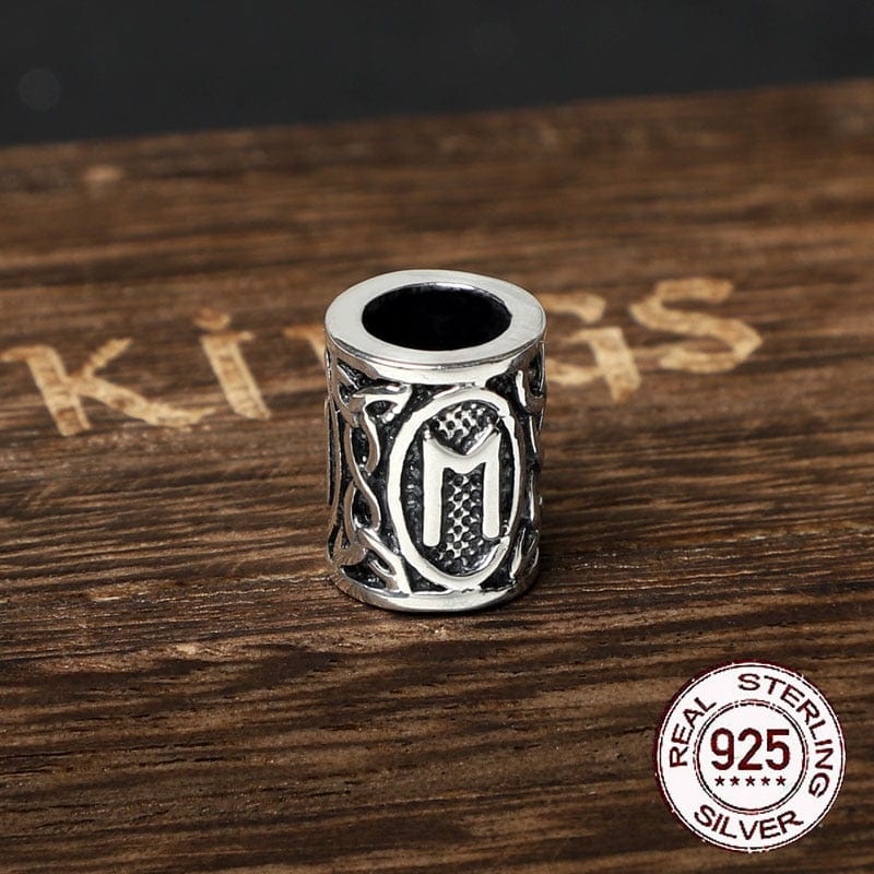Perles de Barbe Viking en Argent Sterling 925 – Collection de Runes-HERITAGE VIKING