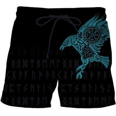 Short Viking - Corbeau Bleu Etincèlent-HERITAGE VIKING