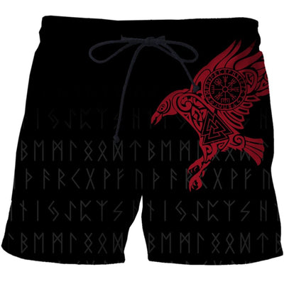 Short Viking - Corbeau Rouge Sang-HERITAGE VIKING