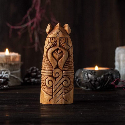 Statue en bois de Baldur-HERITAGE VIKING