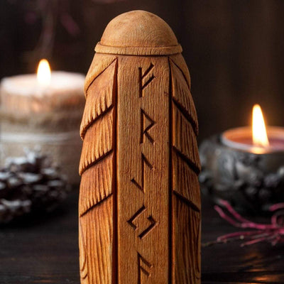 Statue en bois de Freya-HERITAGE VIKING