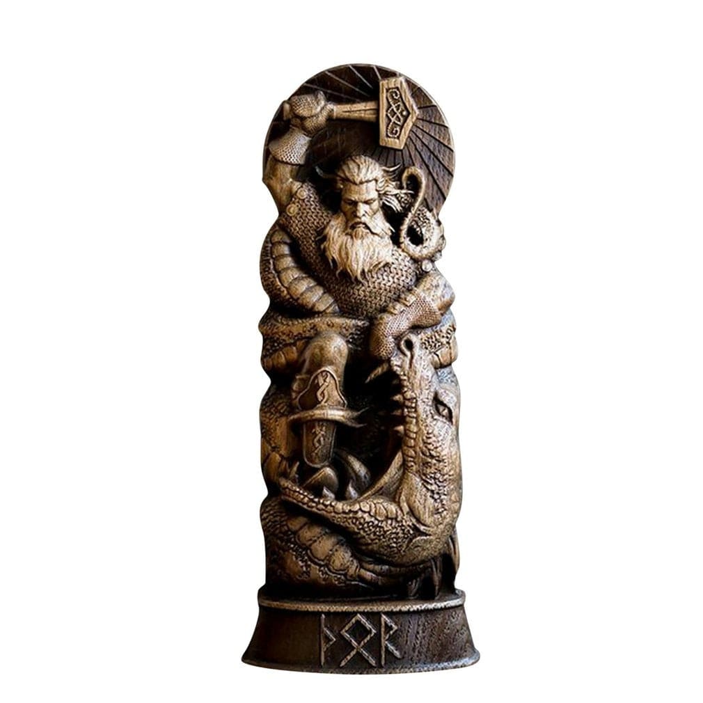 Statuette des dieux vikings en résine-HERITAGE VIKING
