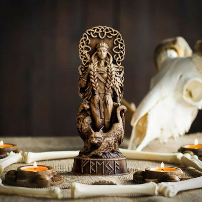Statuette des dieux vikings en résine-HERITAGE VIKING