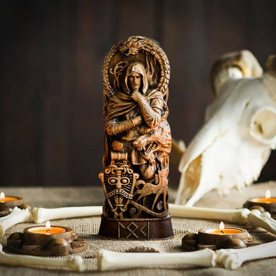 Statuette des dieux vikings en résine-HERITAGE VIKING