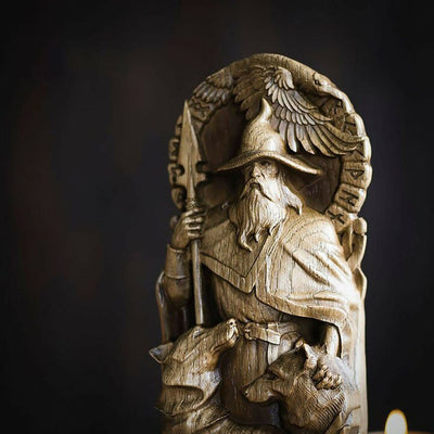 Statuette des dieux vikings en résine-HERITAGE VIKING