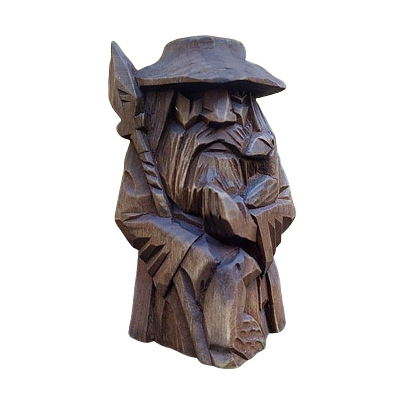 Statuette Viking en bois dieux nordiques-HERITAGE VIKING