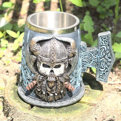 Tasse Viking Sanguinaire "Ivar" - acier inoxydable-HERITAGE VIKING