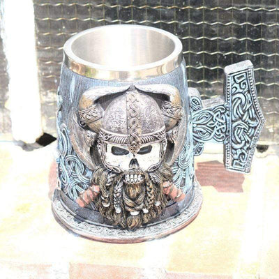 Tasse Viking Sanguinaire "Ivar" - acier inoxydable-HERITAGE VIKING