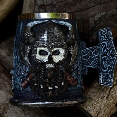 Tasse Viking Sanguinaire "Ivar" - acier inoxydable-HERITAGE VIKING