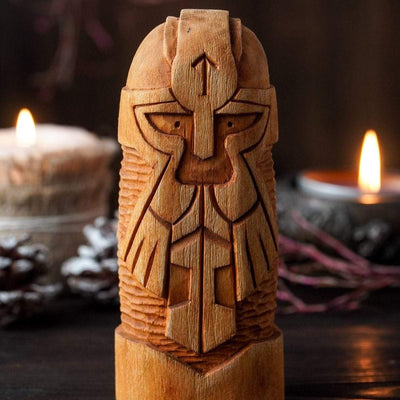 Statue en bois de Thor-HERITAGE VIKING