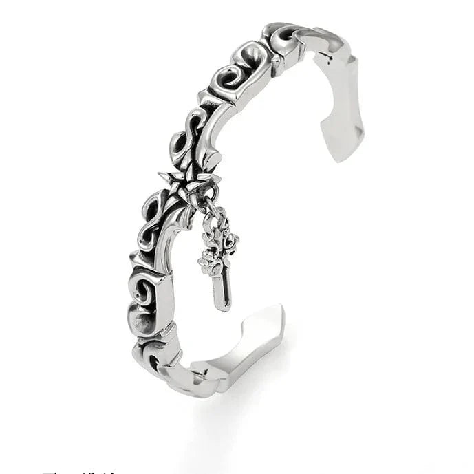 'Votre vie dépend de vous'' - Bracelet acier inoxydable-HERITAGE VIKING