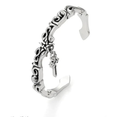 'Votre vie dépend de vous'' - Bracelet acier inoxydable-HERITAGE VIKING